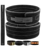 C.P.Sports Leather Powerlifting Belt with Power Buckle - Professional Training & Weight Lifting Belt for Fitness & Bodybuilding (M: 69-92cm Black) - Buy Online on SooperMarket.com
