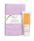 Curly Girl Moisturizing Styling Cream & Large Lavender Towel - Hydrate Define & Enhance Curls - Buy Online on SooperMarket.com