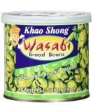 Khao Shong Dick Beans with Wasabi crunchy beans in a sharp dough coat low -fat alternative to nuts medium sharpness (1 x 140 g of can) thick beans with wasabi 140 g (1 Pack) - Buy Online on SooperMarket.com
