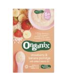 Organix Strawberry & Banana Porridge 120g - Organic Baby Breakfast Option - Buy Online on SooperMarket.com