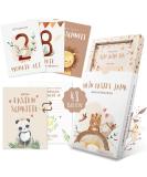 Eulentaler milestone cards Baby I Boho Stil I by educator & parents designed I milestone cards set as a gift for birth & baby party i 48 cards including gift box for boys & girls My 1st year - boho - Buy Online on SooperMarket.com