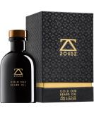 ZOUSZ Beard Oil - Gold Oud Scented Men's Grooming with Natural Avocado Argan Macadamia Oils - Non-Greasy Facial Hair Softener & Moisturiser for Styling Vegan-Friendly Gift for Men 50mL Gold Oud 50.00 ml (Pack of 1) - Buy Online on SooperMarket.com