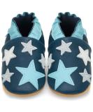 Baby Shoes with Soft Sole - Baby Girl Shoes - Baby Boy Shoes - Leather Toddler Shoes - Baby Walking Shoes 12-18 Months Blue Stars - Buy Online on SooperMarket.com
