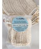 Buy Spa Pure Natural Sisal Exfoliating Soap Bag - 5 Pack | Handmade Soap Storage & Gently Exfoliate | Extend Soap Life - Buy Online on SooperMarket.com