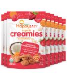 Organic Happy Creamies Family Veggie & Fruit Snacks with Coconut Milk - Strawberry Raspberry Carrot - 1oz (Pack of 8) - Buy Online on SooperMarket.com