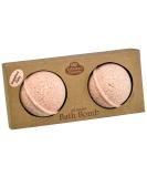 Fabulous Frannie Orange Vanilla Handmade Bath Bomb Set - 2.5oz Ultra Plush Spa Fizzies with Coconut Oil and Essential Oils for Skin Hydration - Buy Online on SooperMarket.com