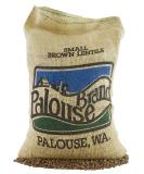 Small Brown Dry Lentils | Family Farmed in Washington State | 100% Desiccant Free | 5 lbs Plastic Free Packaging | Non-GMO Project Verified | 100% Non-Irradiated | Certified Kosher Parve | Field Traced | Burlap Bag 5 Pound - Buy Online on SooperMarket.com