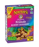 Annie's Organic Friends Bunny Graham Snacks, Chocolate Chip, Chocolate & Honey, 11.25 oz. Box - Buy Online on SooperMarket.com