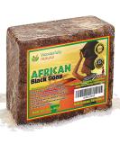 Organic African Black Soap 1lb Bar for Acne & Dark Spots | Face & Body Treatment | 60-Day Guarantee - Buy Online on SooperMarket.com