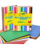 Crayola Construction Paper 240 Count Bulk School Supplies For Kids 2-Pack School Paper - Buy Online on SooperMarket.com