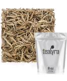 Tealyra Jasmine Silver Needle White Tea - 220g (8oz) - Organically Grown in Fujian China - Low Caffeine Loose Leaf Tea - Buy Online on SooperMarket.com