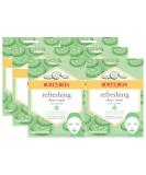 Burt's Bees Refreshing Sheet Face Mask with Cucumber, 1 Sheet Mask (Pack of 6) - Buy Online on SooperMarket.com
