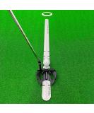 Mazel Golf Putting Alignment Rail Trainer for Precision Distance Control and Instant Feedback - Alloy Steel Putting Aid with Ring and Practice Ball - Buy Online on SooperMarket.com
