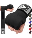 RDX gel inner gloves boxing mma muay thai training elastic boxing bandages 75cm long wrist bands martial arts sparring manual bandages inner boxing gloves punching balls punching gloves m black - Buy Online on SooperMarket.com