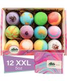 Ahila power of healing 12 XXL Bubbly Organic Bath Bombs Gift Set for Women Men and Kids Designed in Canada Long Lasting Floaters Relaxing Aromatherapy Rich in Pure Essential Oils Healing Properties - Buy Online on SooperMarket.com