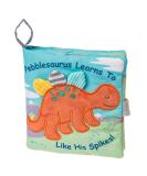Mary Meyer Pebblesaurus Soft Cloth Book - 6 x 6-Inches | Crinkle Paper and Squeaker Included - Buy Online on SooperMarket.com