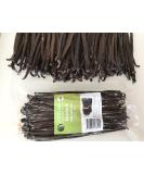 50 Tahitian Vanilla Beans Grade B for extract, Cooking and Baking by FITNCLEAN VANILLA| Fresh 5"-6" NON-GMO Whole Natural Raw Pods - Buy Online on SooperMarket.com