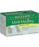 Bigelow Mint Medley Herbal Tea, Caffeine Free, 20 Count (Pack of 6), 120 Total Tea Bags Mint Medley 20 Count (Pack of 6) - Buy Online on SooperMarket.com