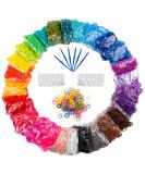 12730+ Loom Rubber Bands Refill Kit in 26 Color with 500 Clips,6 Hooks, Premium Bracelet Making Kit for Kids Weaving DIY Crafting Gift - Buy Online on SooperMarket.com