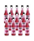 Rhubarb Soda 275ml Pack of 12 From Bon Accord Plant Based Fizzy Rhubarb Soft Drink with Natural Flavours and No Artificial Sweeteners - Buy Online on SooperMarket.com