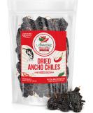 Dried Ancho Chiles Peppers 5 oz, Natural and Premium. Great For Recipes Like Mexican Mole, Sauces, Stews, Salsa, Meats, Enchiladas. Mild to Medium Heat, Sweet & Smoky Flavor. Air Tight Resealable Bag 5 Ounce (Pack of 1) - Buy Online on SooperMarket.com