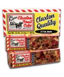 Claxton Fruit Cake 2-1 Lb. DARK Recipe - Individually Wrapped for Freshness - Buy Online on SooperMarket.com