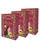 Kangana Burgundy Henna Powder - 100% Grey Coverage Natural Hair Dye 5x30g Pouches - Pack of 3 - Buy Online on SooperMarket.com