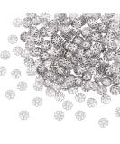 UNICRAFTALE 7mm Stainless Steel Flower Bead Caps - 300pcs for Jewelry Making - Buy Online on SooperMarket.com