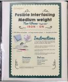 MAROBEE Medium Weight Iron On Fusible Interfacing for Sewing Projects  (40 Inch x 3 Yard) White Non-Woven - Buy Online on SooperMarket.com