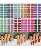 12 Sheets Glitter Nail Wraps Nail Polish Strips Solid Color Nail Polish Stickers Shine Full Wrap Nail Polish Decals Self Adhesive Nail Art Polish Stickers for Women Girls Manicure Tips Decor D21 - Buy Online on SooperMarket.com