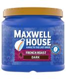 Maxwell House French Roast Dark Roast Ground Coffee (25.6 oz Canister) 25.6 Ounce - Buy Online on SooperMarket.com