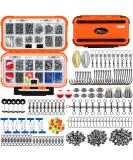 PLUSINNO 253/108pcs Fishing Accessories Kit, Fishing Tackle Box with Tackle Included, Fishing Lures, Fishing Hooks, Spinner Blade, Fishing Gear for Bass, Bluegill, Crappie 253pcs Fishing Accessories Kit - Buy Online on SooperMarket.com