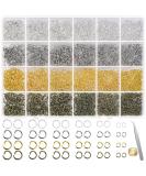 2840 Pieces Jump Rings for Jewelry Making  Shynek Open Jump Rings for Jewelry Making Supplies  Crafts and Keychains(4mm 5mm 6mm 7mm 8mm 10mm) - Buy Online on SooperMarket.com