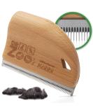 Dr Zoo Effilierkamm Kobbi - The ideal dog brush for the change of fur at Langhaar & Unterwolle - Fell care for small large and medium -sized dogs - Buy Online on SooperMarket.com