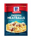 McCormick Swedish Meatballs Seasoning & Sauce Mixes 2.11 oz - Pack of 6 - Buy Online on SooperMarket.com