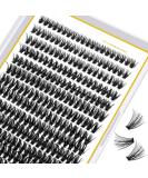 Buy 50D-D-18 Individual Lash Clusters | 280 False Eyelash Extensions | DIY Eyelash Extensions at Home - Premium Quality Lash Clusters - Buy Online on SooperMarket.com