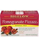 Bigelow Pomegranate Pizzazz Herb Tea - 20 Bags | Refreshing & Fruity Blend - Buy Online on SooperMarket.com