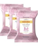 Burt's Bees Face Wipes Makeup Remover Facial Cleansing Towelettes for All Skin Types 3 in 1 Hydrating Micellar Cleanser with Rose Water 30 Count (Pack Of 3) - Buy Online on SooperMarket.com