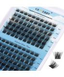 Cluster Eyelash Extensions 120pcs Cluster Lashes Individual Lashes D Curl 0.07mm 8-16mm Mix Ribbon Lashes Wide Stem Natural Lashes DIY Lash Extensions GEMERRY Lashes(C09-D-0.07-8-16mm) 8-16 mix C09 - Buy Online on SooperMarket.com
