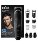 Braun 10-in-1 All-in-One Style Kit Series 5 Male Grooming Kit With Beard Trimmer Hair Clippers Nose and Ear& Precision Trimmer Gifts for Men UK 2 Pin Plug MGK5445 Black Packaging may vary Black MGK5445 - Buy Online on SooperMarket.com