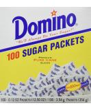 Domino Premium Pure Cane Sugar Packets - 100 Packets x 0.12oz (3.54g) - Pack of 2 - Buy Online on SooperMarket.com