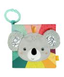 Fehn Baby Koala Fabric Book - Engaging Baby Toy with Squeak Rattles & Crinkle Paper | Soft Sensory Book for Babies 3+ Months - Buy Online on SooperMarket.com