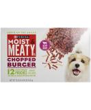 Purina Moist & Meaty Chopped Burger Dog Food - 12 Pouches, 6 oz each - Buy Online on SooperMarket.com