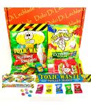 American Sour Sweets Gift Box by Dolci Di Lechlade | Warheads vs Toxic Waste | Mega Sour Sweet Challenge - Buy Online on SooperMarket.com