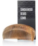 ZilberHaar - Beard Comb - 100% Scented Sandalwood - Essential Beard Care Accessory for Men Straightens Bread Without Static - Handmade Comb - Buy Online on SooperMarket.com