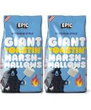 American Style GLUTEN FREE Giant Toasting Marshmallows - White & Pink - Pack of 2 (500g x 2) by Epic Snax Co. - Perfect for Barbeque Bonfire Roast Toastin' & Smores - Buy Online on SooperMarket.com