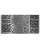 MoYou XL Vintage 1 Stamping Template - Premium Nail Art Stamping Kit for Professional Manicure - Buy Online on SooperMarket.com