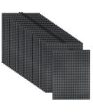 30 Pack 7 Count Black Plastic Mesh Canvas Sheets for Embroidery & Crafting - Buy Online on SooperMarket.com