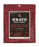 KRAVE Beef Jerky - Garlic Chili Pepper, 2.7 oz | Gourmet Protein Snack - Buy Online on SooperMarket.com