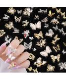 Juome 40 Pcs 3D Butterfly Nail Charms - Nail Art Decorations & Supplies - Buy Online on SooperMarket.com
